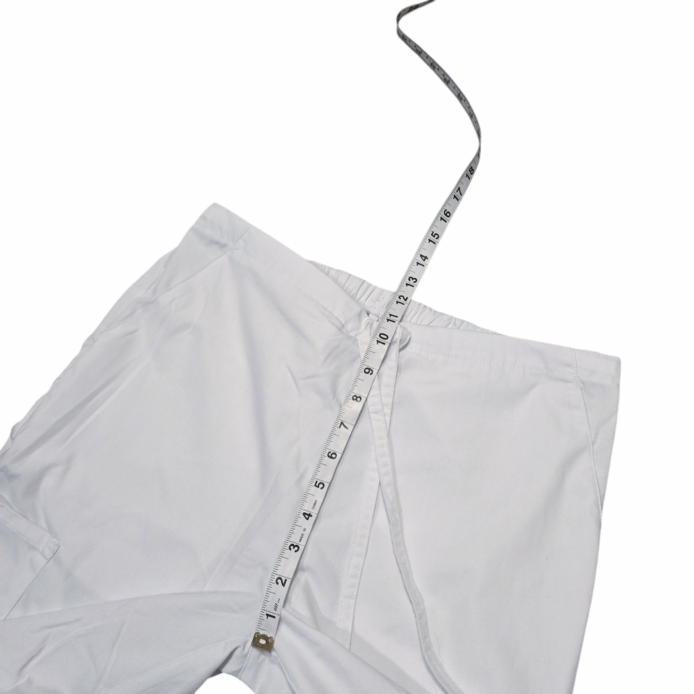 Allheart Basics White Scrub Pants M - Picture 6 of 10